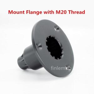 1PC DJ 스피커 장착 플랜지 M20 스레드 알루미늄 삼각대 스탠드 폴 마운트 서브 우퍼 홈 시어터 전문 오디