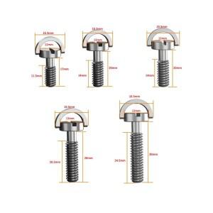 30mm 26mm 긴 생크 1/4 카메라 나사 어댑터 삼각대 모노 포드베이스 플레이트 조작 카메라 액세서리 용 접
