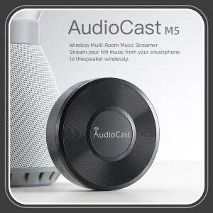 무선 와이파이 음악 오디오 스트리머 리시버  오디오캐스트 Ieast pPlay M5 DLNA  에어플레이 어댑터  멀티