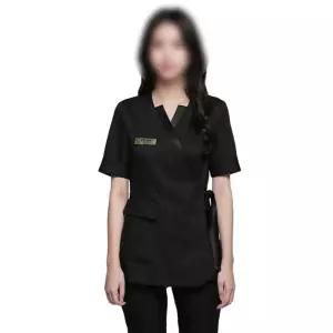 가운 뷰티샵 유니폼 병원 데스크 피부관리사 근무복 피부과 에스테틱 미용