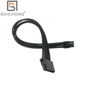Corsair Type 4용 단일 PET 슬리브 PCIE 6핀 - Molex 모듈형 전원 케이블