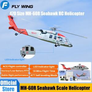 470 사이즈 플라이윙 MH-60R 시호크 스케일 헬리콥터 LED 라이트 ACE 비행 제어 RC