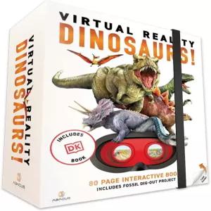 주판 브랜드 가상현실 공룡 선물 상자 - 일러스트 인터랙티브 VR 도서 및 STEM 학습 활동 세트 8세 이상용