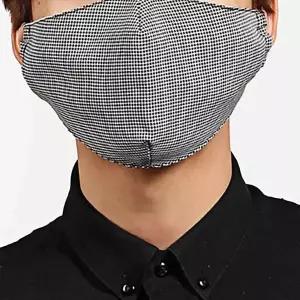 [셀러에이드]블랙 2겹마스크 패션마스크 면마스크 여름면마스크