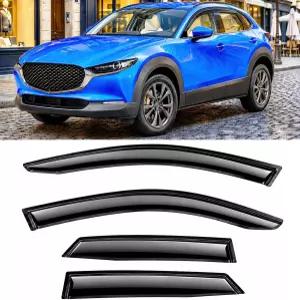 2020-2026 마쓰다 CX-30 사이드 윈도우 바이저 디플렉터용 테이프 온 레인 가드 2.5S 셀렉트 스포츠 선호