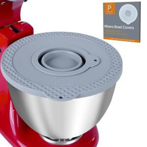KitchenAid 4.5-5 쿼트 틸트 헤드 스탠드 믹서 볼(그레이)과 호환되는 실리콘 볼 커버