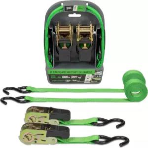 스마트스트랩 래칫 - 6피트 GRN 패딩 2pk 1 500파운드 녹색 SMAR138