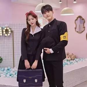 [교복몰]고품질 TBZ 교복몰 (구매)여자 옛날교복 상의 교복 학생복 교복대여 옛날교복 복고패션 WFMERV1