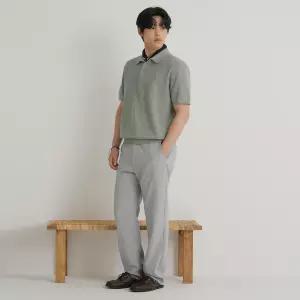 [백화점 정품] 빈폴 멘 젠틀테크 컴포트핏 팬츠 - 라이트 그레이 BC6321C652