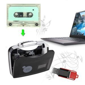 Tangxi 카세트 테이프-MP3 컨버터, USB 카세트-디지털 컨버터 플레이어(이어폰 포함), 노트북 /PC /USB 플래시 드라이브와 호환 가능