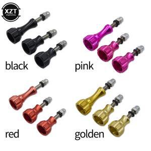GoPro Hero 7 6 5 4 용 3Pcs 알루미늄 엄지 손잡이 볼트 나사 Xiaomi Yi 4K Sjcam SJ4000 H9 케이스 삼각대