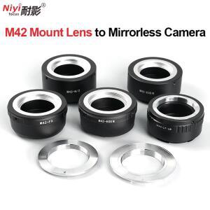 M42 렌즈 어댑터 카메라 변환기 링 마운트 렌즈-소니 E Nikon Z F Canon EOSR EF Olympus L FX