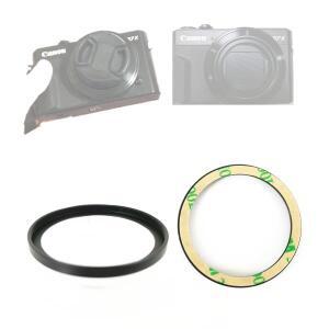 캐논 카메라용 금속 필터 링 어댑터, G7X Mark III G5X C-LUX 소니 ZV1M2 ZV-1 RX100M3 40.5mm