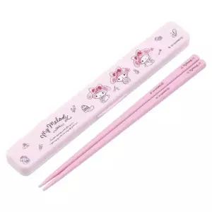 산리오 마이멜로디 코스메틱 무소음 젓가락세트 18cm
