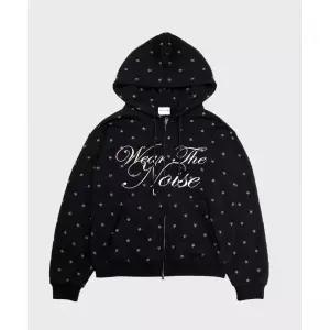 세인트페인 SAINTPAIN SP 레터링 스타도트 후드집업 블랙 SP55JP124BK 3373260
