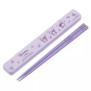 [셀러에이드]산리오 쿠로미 코스메틱 무소음 젓가락세트 18cm