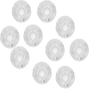 클리어 기타 페달 풋스위치 토퍼 10PC 네일 캡 강화제 미끄럼 방지 뮤지션 이펙트 보드 액세서리 키트