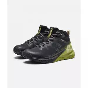 킨 KEEN 타기 APEX 미드 방수 남성 등산화 BLACK/GOLDEN CYPRESS KNSO6E850BK 3420019