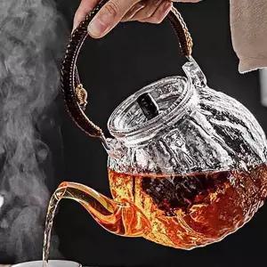 1.3l 내열유리 차 주전자 유리주전자 찻주전자
