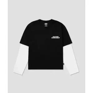 매장정품 DICKIES 디키즈 토리 레이어드 티셔츠 Black DK0A88GKBLK 1813941