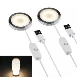 밤부랩 LED 램프 키트 001 DIY 모델 하드웨어용 3D 프린터 부품 쉘 없음 웜 화이트 DC 5V 조절 가능한 조명