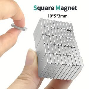 내구성 있는 사각형 자석 10*5*3mm | 냉장고 화이트보드 사진 스티커 엽서 도구 주방 액세서리