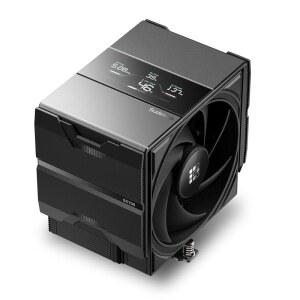 수도쿠 SK700V AM5 CPU 쿨러 독점 디지털 디스플레이 히트파이프 에어 쿨러 7개 싱글 타워 120MM FDB PWM 팬 풀 RAM 프리덤 L-레일 잠금 마운트 5년 보증 블랙