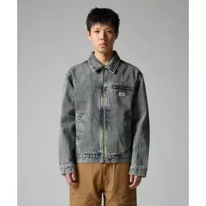 매장정품 DICKIES 디키즈 웨이브 로고 데님 재킷 Tinted Denim DK0A87R4L27 1814685