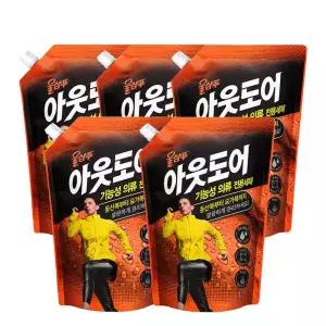 울샴푸 세탁세제 리필 1L 5개