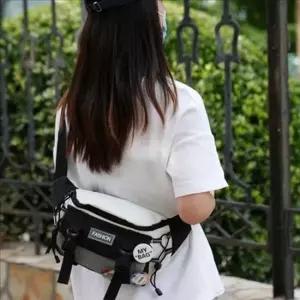 캐주얼 남성 힙색 데일리 힙색 가방 여행용 슬링백 파우치 스포츠 캐주얼