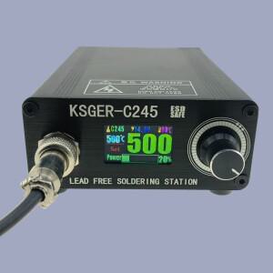 KSGER C245 납땜 스테이션 180W 3S 지능형 휴대폰 수리 호환용접 도구호환용 JBC 아이언 팁이 있는 무연 가