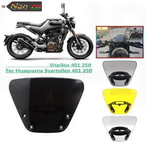 Husqvarna Svartoilen 401 250 Vitpilen 오토바이 액세서리 앞 유리 바이저 디플렉터 윈드 스크린용