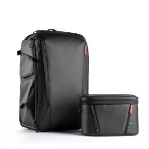 17인치 노트북용 숄더백 포함 PGYTECH OneMo 2 35L-45L 카메라 백팩, 캐논 /니콘 /소니용 방수 DSLR 팩, 초대형 사진 가방, DJI Mini 3 Pro /Mavic / FPV용 드론 백팩