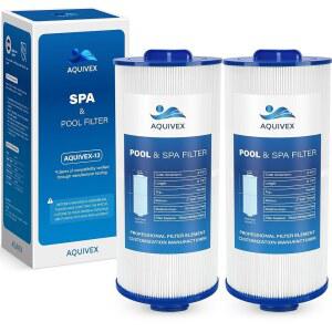 AQUIVEX 6000-383A 온수 욕조 스파 필터, Jacuzi 필터 J-300, J400, Plateco PJW60TL-F2S, 14081, 6541-383, 6540-476, 유니셀 6CH-960, 필버 FC-2800, 6540-383, 2팩과 호환 가능