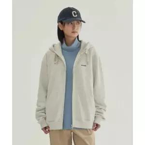 매장정품 COVERNAT 커버낫 스몰 로고 기모 후드집업 Oatmeal CO2503HZ04OT 1755174