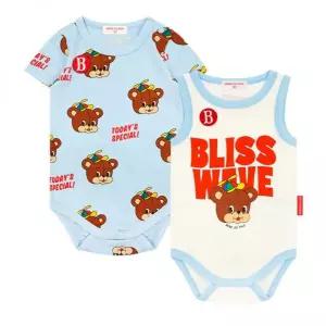 BEBE DE PINO 베이비 쿨 베어 올 오버 바디수트 세트_BP62SE146 459948