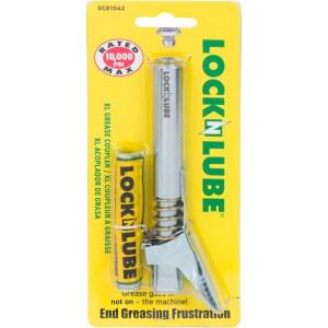 LockNLube 그리스 건 커플러 XL - 유니버설 핏 오목한 피팅을 위한 추가 리치