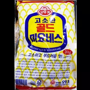 파우치마요네즈 (오뚜기 3K) 샐러드드레싱 포장용 오징어무침용 샐러드소스