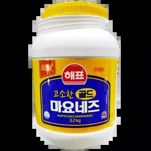 은박마요네즈 (해표 3.2k) 식당용 에그 백반집 조리용 뷔페식당