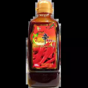 캡사이신액상 (청우 550g)X4 불닭볶음면용 찜요리용 중식당 볶음밥용 카페