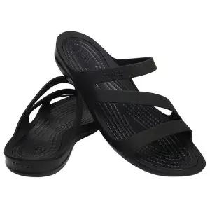 [크록스]샌들 슬리퍼 샌들 PQK 203998-060 Swiftwater Sandal W Blk 419527692