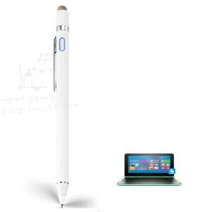 hp호환 파빌리온 X360용 스타일러스 펜 2인치 노트북 EDIVIA 디지털 펜슬 1.5MM 초미세 팁 펜슬 노트북 스타일러스 흰색