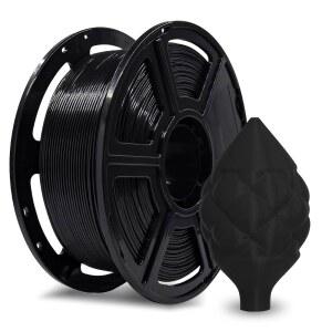 플래시포지 ABS 프로 필라멘트 1.75mm 검정, 3D 프린터 1kg (2.2파운드) 스풀 치수 정확도 + /- 0.02mm, 90 이하의 고온 변형, 내열 기능 부품 인쇄에 적합