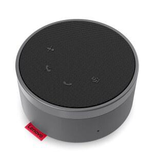 레노버 고 유선 스피커폰 - 전방향 마이크 플러그 앤 플레이 USB-C 연결 Microsoft 팀용 인증, 회색