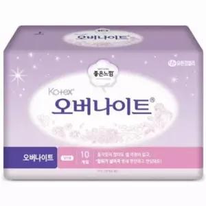 생리대 유한킴벌리 좋은느낌 코텍스 오버나이트 X ( 10p 32개