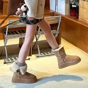 친절한탄씨 가을 봄신발 미들부츠 여성구두 로우힐 부티 신상 힐