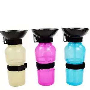 500ml 반려동물 휴대용 물통 고양이 강아지산책 물병 급수기 여행용
