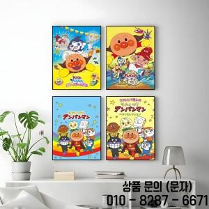 키즈 애니판맨 포스터  HD 벽 예술 고품질 북유럽 홈 장식 거실