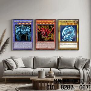 게임 Y Yu Gi Oh 클래식 포스터 자체 접착식 홈 장식 스티커 벽 방수 거실 바 미적