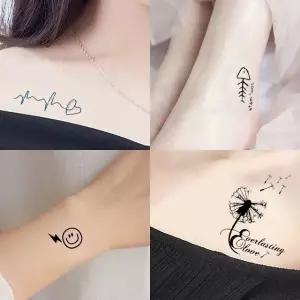 타투 스티커 10종 디자인 세트 L_2 문신 헤나 레터링타투스티커 (WC8CC4E)